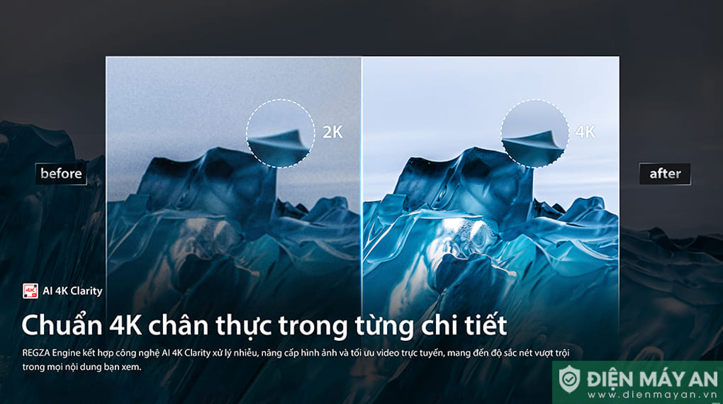 Smart Tivi QLED Toshiba AI 4K 65 inch 65Z570RP